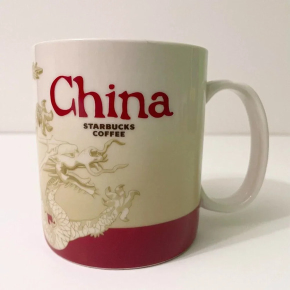 2013 Starbucks China Global Icon City Series Coffee Mug 16 oz Cup Dragon - Picture 11 of 11